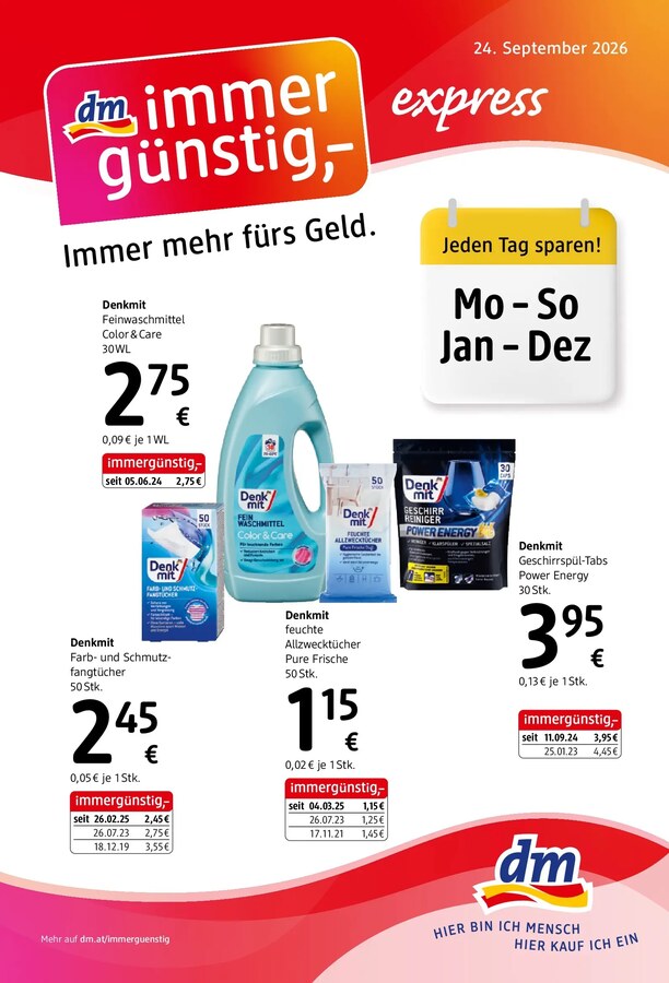 dm Flugblatt ab 24.09.2026 – Seite 1