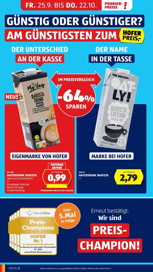 HOFER Flugblatt ab 25.09.2026 – Seite 8