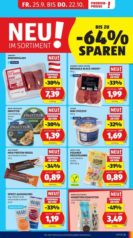 HOFER Flugblatt ab 25.09.2026 – Seite 9