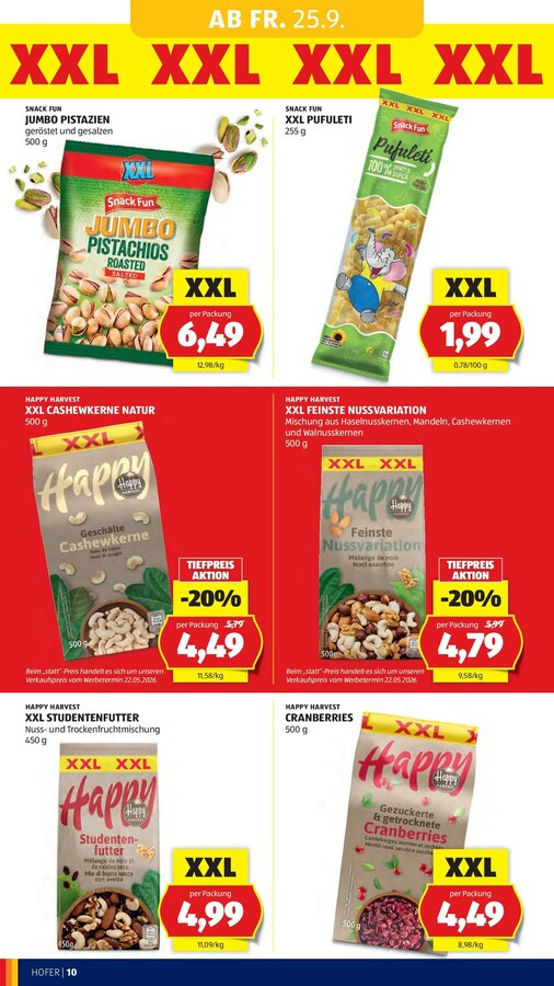 HOFER Flugblatt ab 25.09.2026 – Seite 16