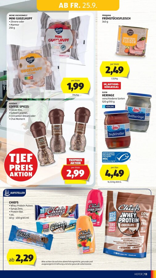 HOFER Flugblatt ab 25.09.2026 – Seite 19