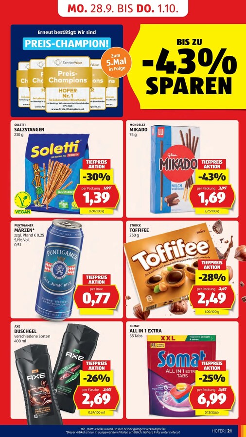 HOFER Flugblatt ab 25.09.2026 – Seite 27