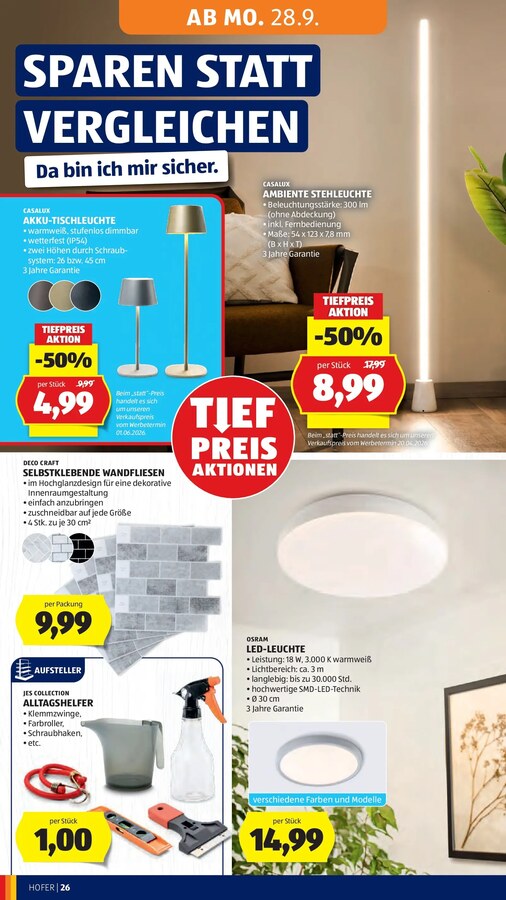 HOFER Flugblatt ab 25.09.2026 – Seite 34