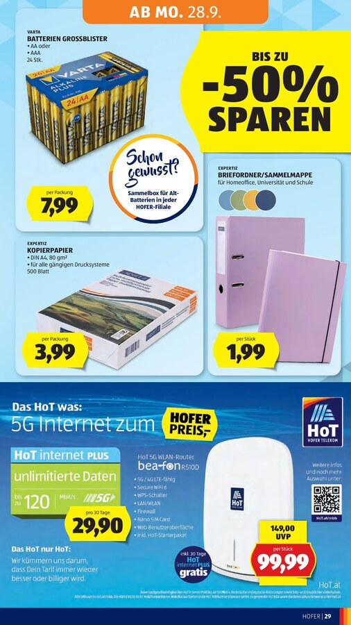 HOFER Flugblatt ab 25.09.2026 – Seite 37