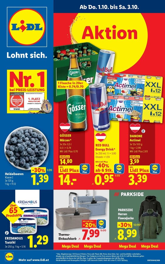 Lidl Flugblatt ab 27.09.2026 – Seite 1