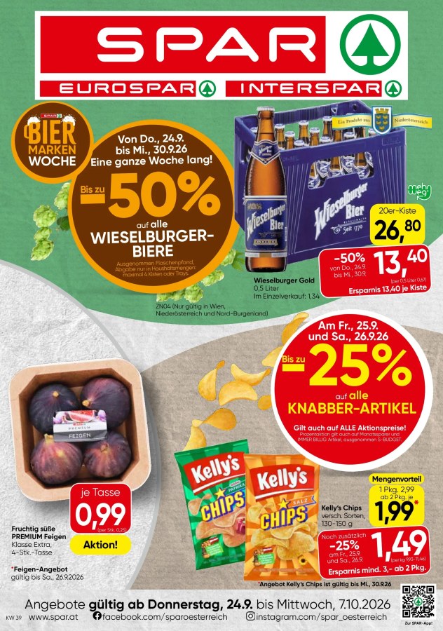 SPAR Flugblatt ab 24.09.2026 – Seite 1