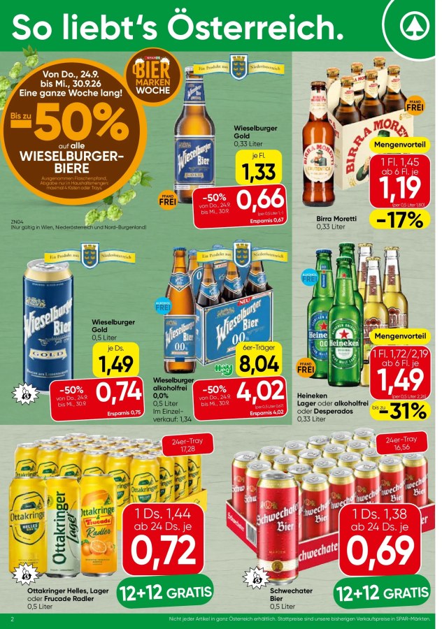 SPAR Flugblatt ab 24.09.2026 – Seite 2