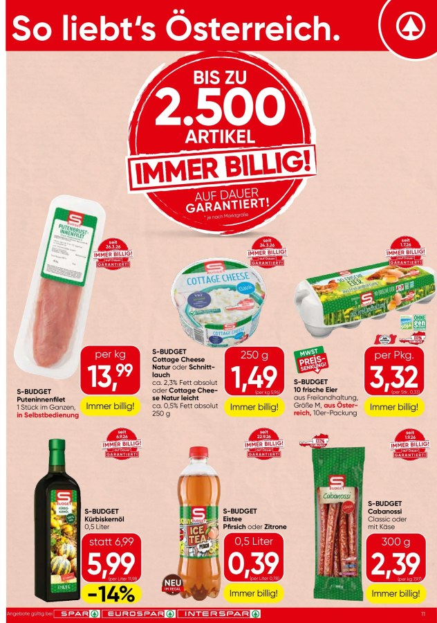 SPAR Flugblatt ab 24.09.2026 – Seite 11