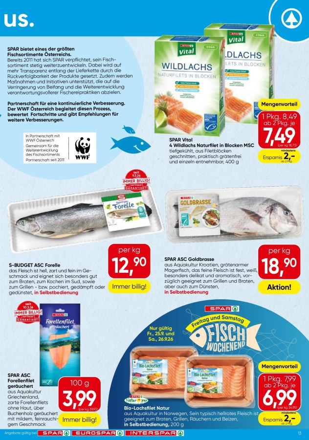 SPAR Flugblatt ab 24.09.2026 – Seite 13