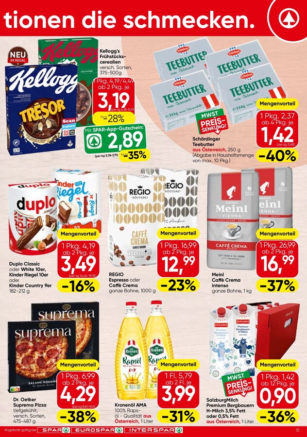 SPAR Flugblatt ab 24.09.2026 – Seite 15